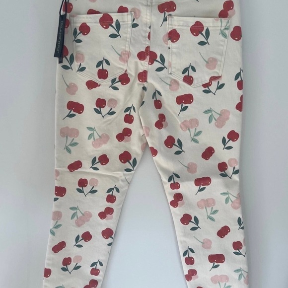 NWT Free People X BlankNYC - Cherry Print Pants, Size 27 - Picture 9 of 12